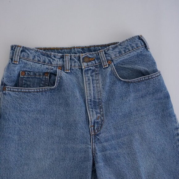 Vintage '90s Levi's 532 Mid Wash Straight Leg Blue Denim Jeans 32x30 - Picture 7 of 15